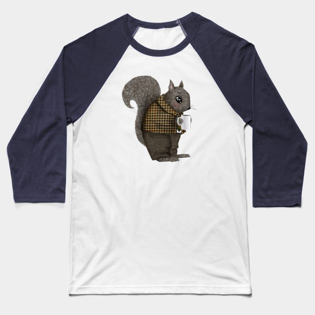 An Early Morning For Mister Squirrel Baseball T-Shirt by LittleBunnySunshine